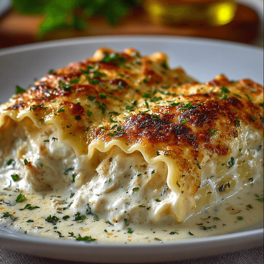Chicken Alfredo Lasagna Rolls: A Creamy Dreamy Recipe