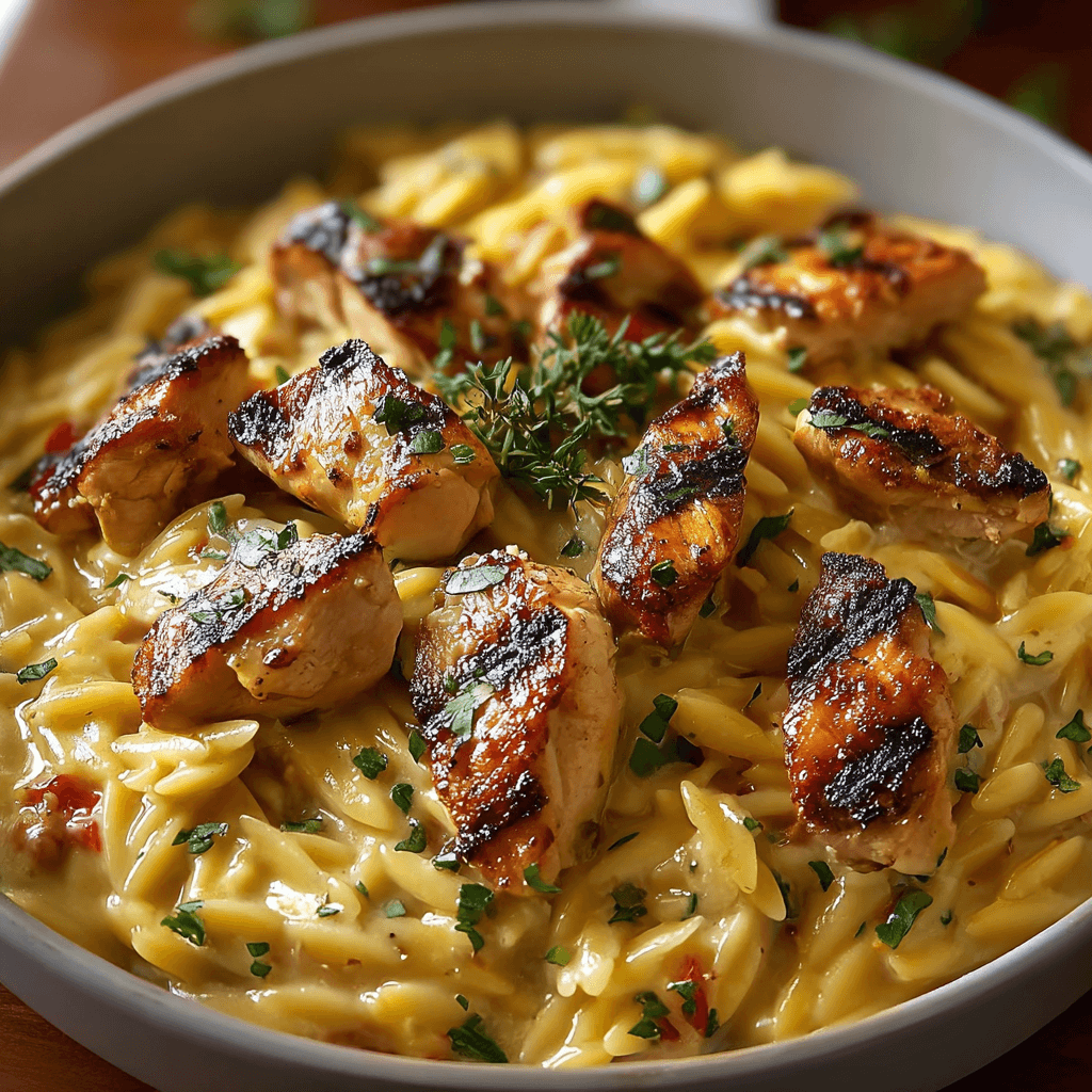 Creamy Chicken Orzo: A Simple and Delicious Recipe