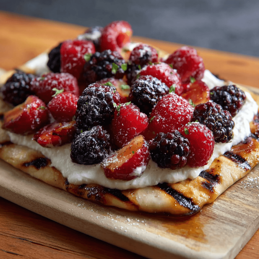 Master Bobby Flay’s Grilled Dessert Pizza Tonight