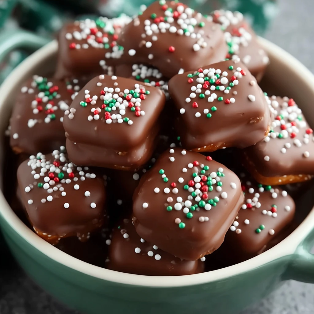 Best Chocolate Caramel Pretzel Bites Recipe Easy Chocolate Caramel Pretzel Snacks Gourmet Pretzel Bites For Parties Homema...