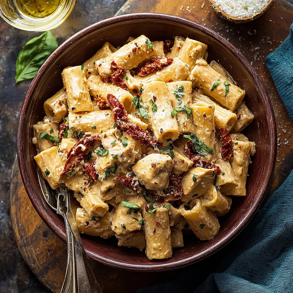 Creamy Sun-Dried Tomato Chicken Pasta You’ll Crave Tonight