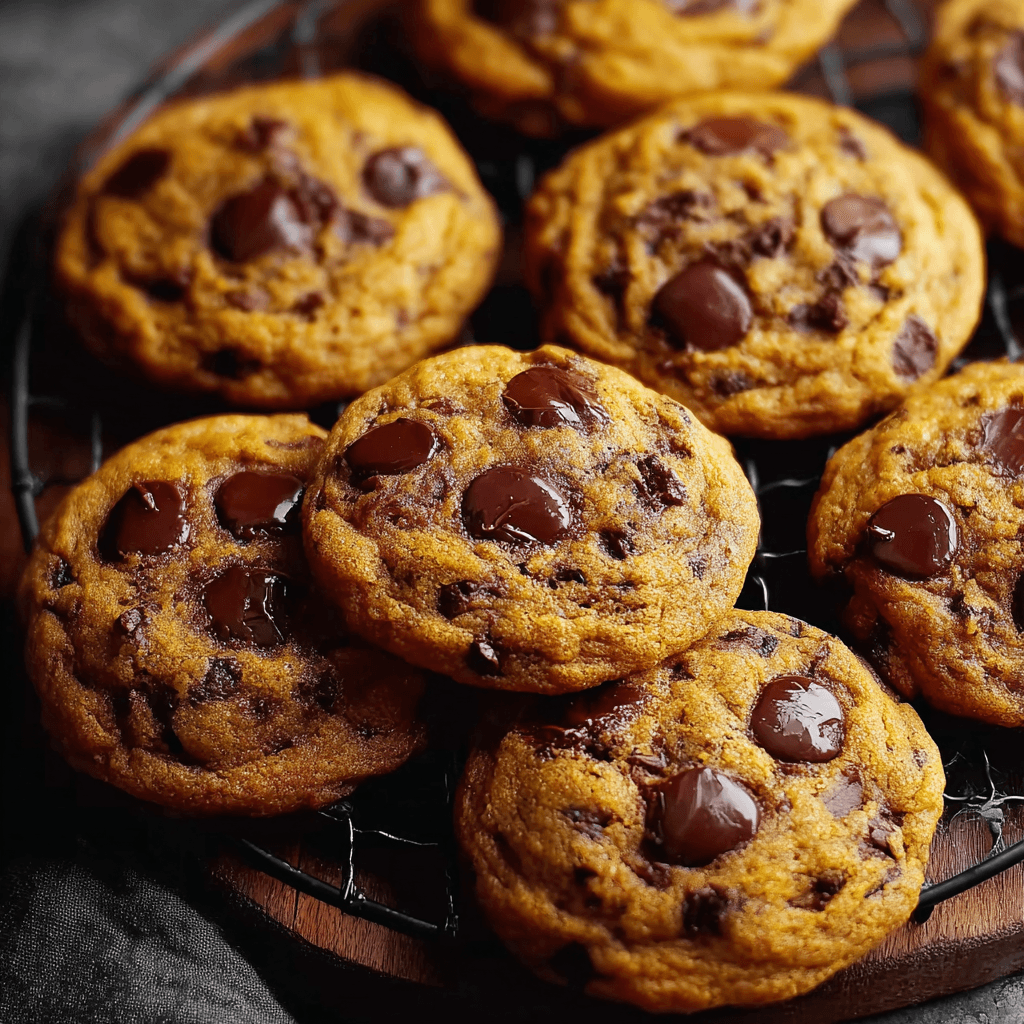 Pumpkin Chocolate Chip Cookies