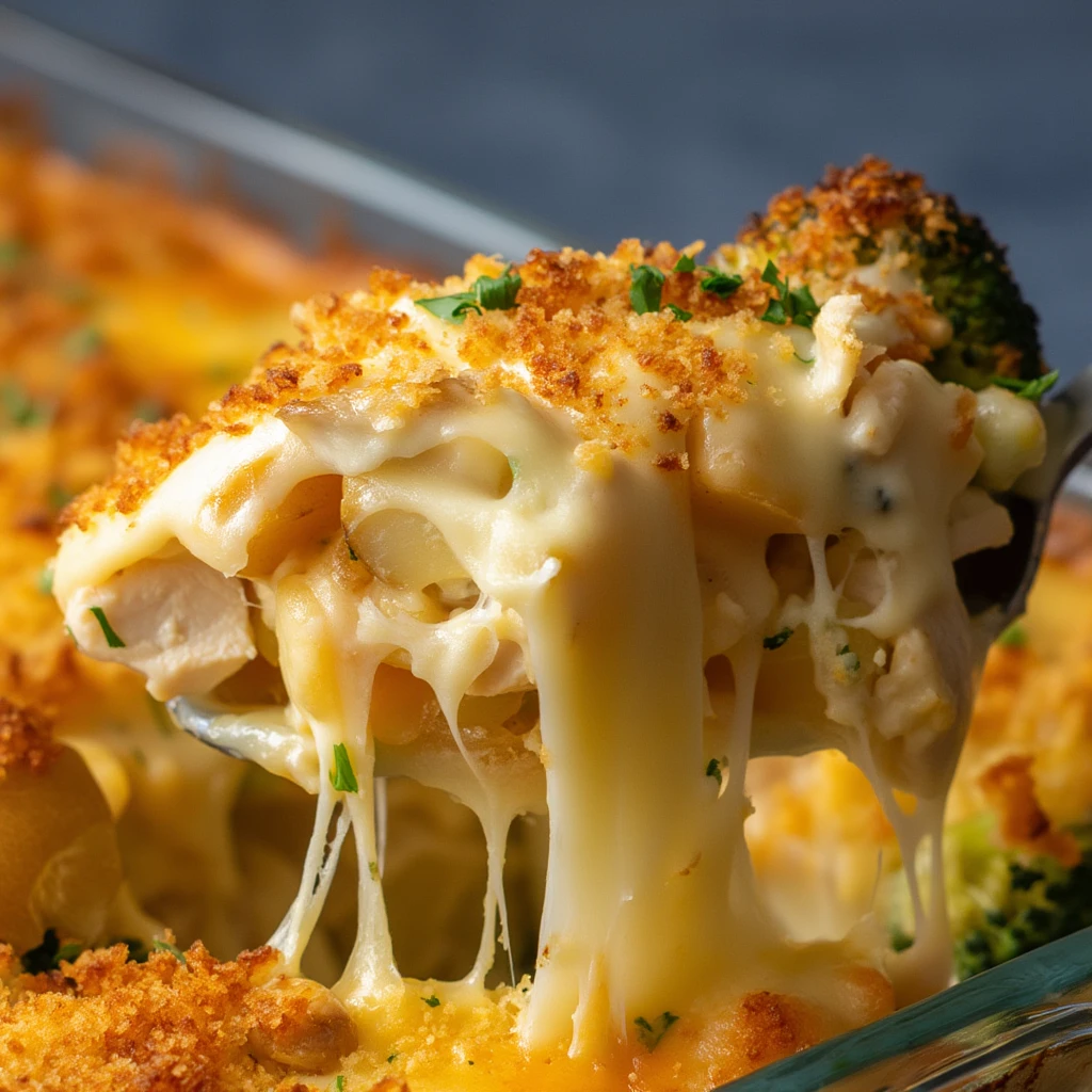 Baked Potato Chicken & Broccoli Casserole