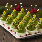 Deviled Egg Christmas Trees Festive Holiday Appetizer