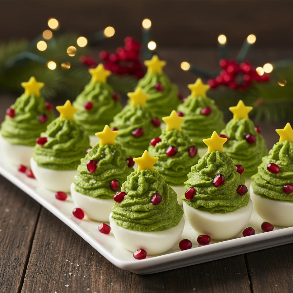 Deviled Egg Christmas Trees: Festive & Easy Holiday Appetizer